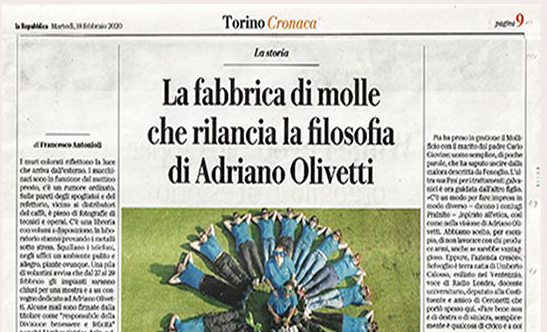Mollificio-Astigiano-Eventi Olivetti-fabbrica molle Piemonte